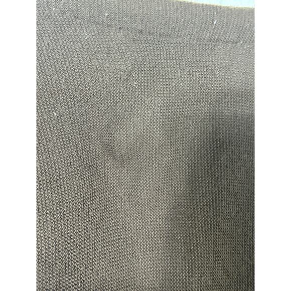 VTG Sears Cardigan Sweater 2X TALL Brown Dragon Applique V Neck Orlon Acrylic - Picture 10 of 10